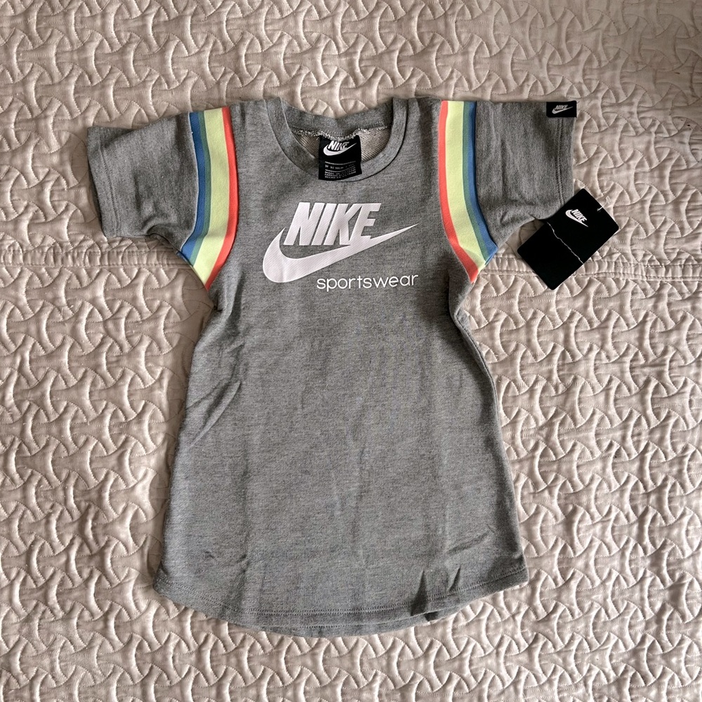 NWT • NIKE Dress Heather Gray Sportswear • 3T #Nike
